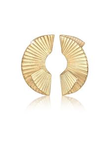 Elli Серьги из серебра 925 пробы с золотым покрытием