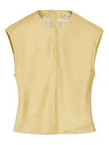 Топ с необработанными краями AMI Paris, зеленый