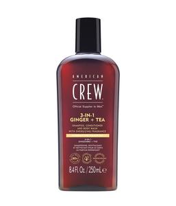 Шампунь для волос American Crew Hair Care & Body 3in1 Ginger & Tea, 250 ml