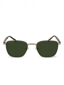 Солнцезащитные очки в квадратной оправе Lacoste, золотистый