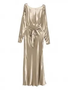 Платье миди Зизи THE ANDAMANE, нейтральный