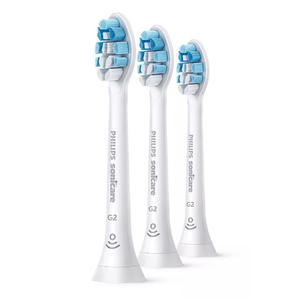Набор из трех насадок для электрической зубной щетки HX9023 HX9033 HX6013 для удаления зубного налета PHILIPS