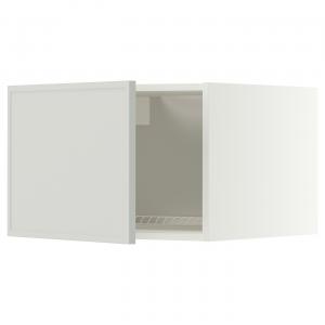 Настенный шкаф для холодильника/морозильника, белый/светло-серый Aspudden, 60x40 см IKEA Metod