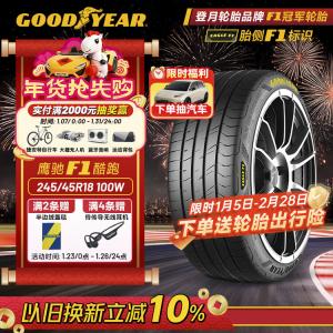 Goodyear Шины 245/45R18 100W EF1 SPORT Eagle F1 Asymmetric, подходят для Buick Regal и Buick LaCrosse, Audi