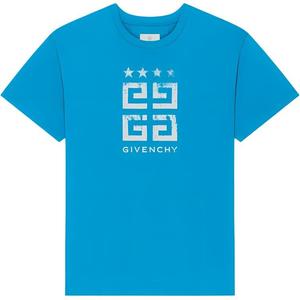Футболка мужская синяя Givenchy, синий