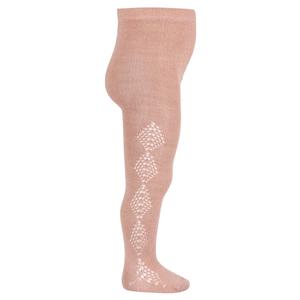 Колготки Condor из мериносовой шерсти для детей 3-4 лет, с ромбовидным узором, идеально подходят для выпускных и церемоний поступления.