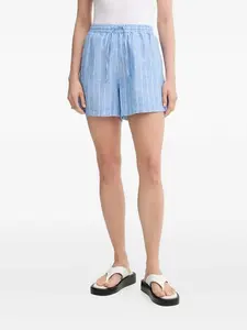 Шорты Maren String в тонкую полоску Samsoe Samsoe, синий