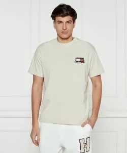 Футболка Loose fit Tommy Jeans, бежевый