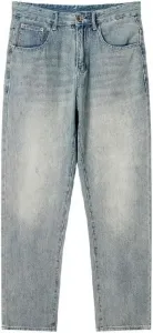 Мужские джинсы прямого кроя свободного покроя SIDUFHAOPKLL