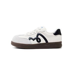 JOSINY Женские скейтерские кеды лоу топ бежево-черные, цвет Beige/Black