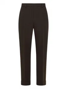 Брюки с прорезными карманами сзади Seventy, коричневый