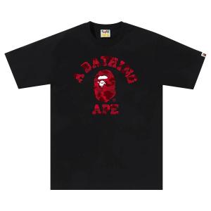 Футболка BAPE Color Camo, Черный/Красный