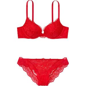 Victoria's Secret Женский комплект нижнего белья красный