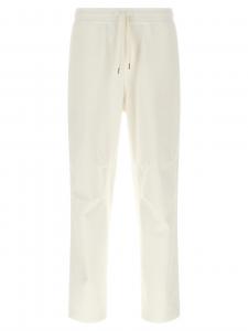 Спортивные брюки из техно-хлопка Brunello Cucinelli, белый