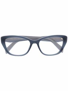 Очки в оправе «кошачий глаз» Prada Eyewear, синий