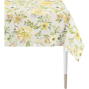 Скатерть 7305 SUMMERTIME, летний декор, лето с цифровой печатью Apelt, Weiß/gelb/grün/natur