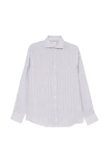 Полосатая рубашка Brunello Cucinelli, серый