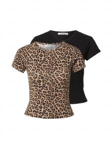 Studioselect Футболка 'Inga' в цвете Brown, Black