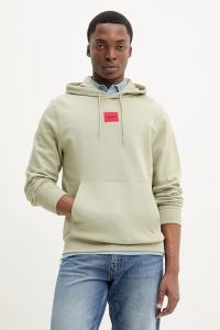 Хлопковая толстовка daratschi214 HUGO, зеленый