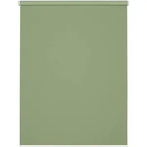 Рулонная штора с боковым управлением Comfort Move Rollo Защита от света и посторонних взглядов с монтажом с сверлением/без сверления, свободно подвешиваемая, регулируемая скорость сматывания Gardinia, зеленый/белый