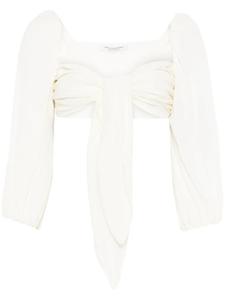 Топ с драпировкой Philosophy Di Lorenzo Serafini, нейтральный