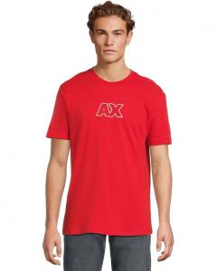 Мужская футболка Armani Exchange Heavy Cotton Jersey, Haute Red