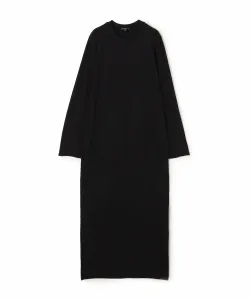 Платье с длинными рукавами из меланжевого трикотажа WMTP6986