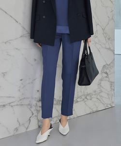 Атласные брюки с завязками на спине