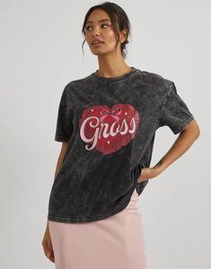 Футболка Skinnydip London Gross с кислотной стиркой серого цвета