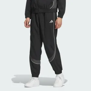 Брюки adidas BRAND LOVE свободного кроя из легкой тканой ткани полной длины с эластичными манжетами
