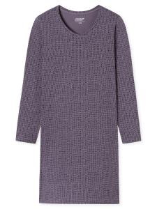 SCHIESSER Ночная сорочка 'UNCOVER Nightwear' в цвете Plum