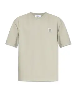 Футболка с логотипом Stone Island, серый