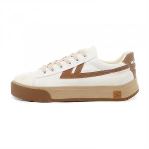 WARRIOR Скользостойкие износостойкие низкие повседневные кроссовки Women's White Brown