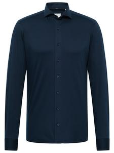 Рубашка Eterna SLIM FIT, темно-синий