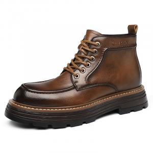 Playboy Короткие ботинки мартин мужские тёмно-коричневые, цвет Dark Brown