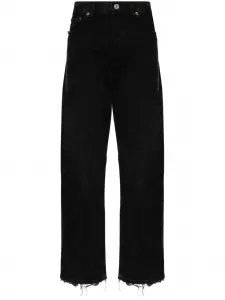 Прямые джинсы 90's средней посадки AGOLDE, черный