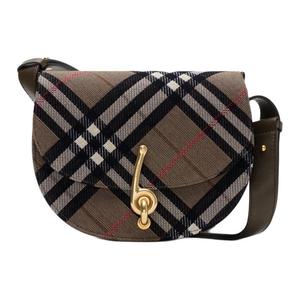 Burberry Сумка через плечо Bridle Cotton, маленькая женская сумка Bush Brown