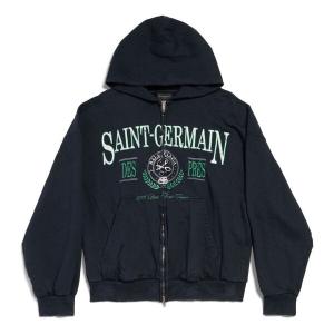 Куртка saint germain full zip hoodie regular fit 'dark blue' Balenciaga, синий