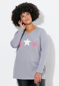 Топ с длинными рукавами Angel of Style, серый