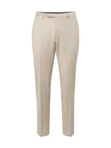 Костюмные брюки CINQUE Tapered Pleated Pants Monopoli, серо-коричневый