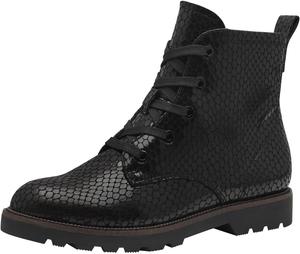 Женские классические модные ботинки Tamaris, Black Structure