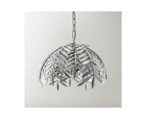 Светильник в виде пальмовой ладони Z Gallerie, серебряный