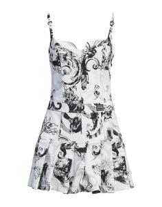 Мини-платье Versace Jeans Couture, кремовый