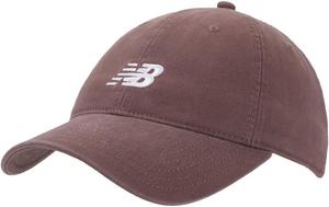 Кепка бейсбольная New Balance для взрослых женщин, 6 панелей, легкая, регулируемая, классическая, из твила, повседневная, Purple