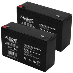 2 гелевых аккумулятора XTREME 6 В, 12 Ач