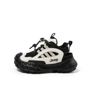 Противоскользящая износостойкая повседневная обувь для детей Jeep, бежевый/черный