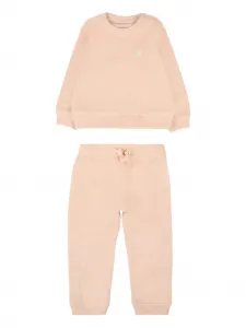 Спортивный костюм с вышитым логотипом Calvin Klein Kids, розовый