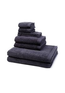 Набор банных полотенец MöVe Superwuschel, 8 штук, темно-серый