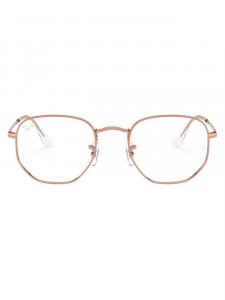 Очки в геометричной оправе Ray-Ban, розовый