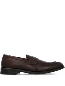 Кожаные лоферы с перемычкой PS Paul Smith, коричневый